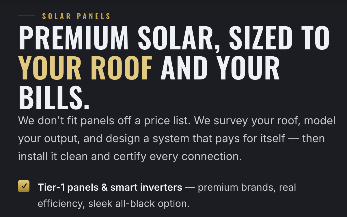 De Wolf A & K Solar website