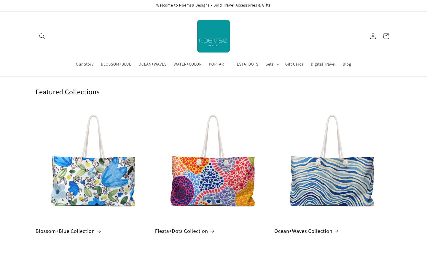 Shop Noemsø Designs website